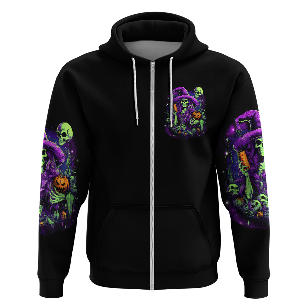 Witch Skull Hoodie Don't Make Me Get The Flying Monkey - Wonder Print Shop