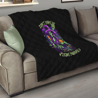 Witch Skull Quilt Don't Make Me Get The Flying Monkey - Wonder Print Shop