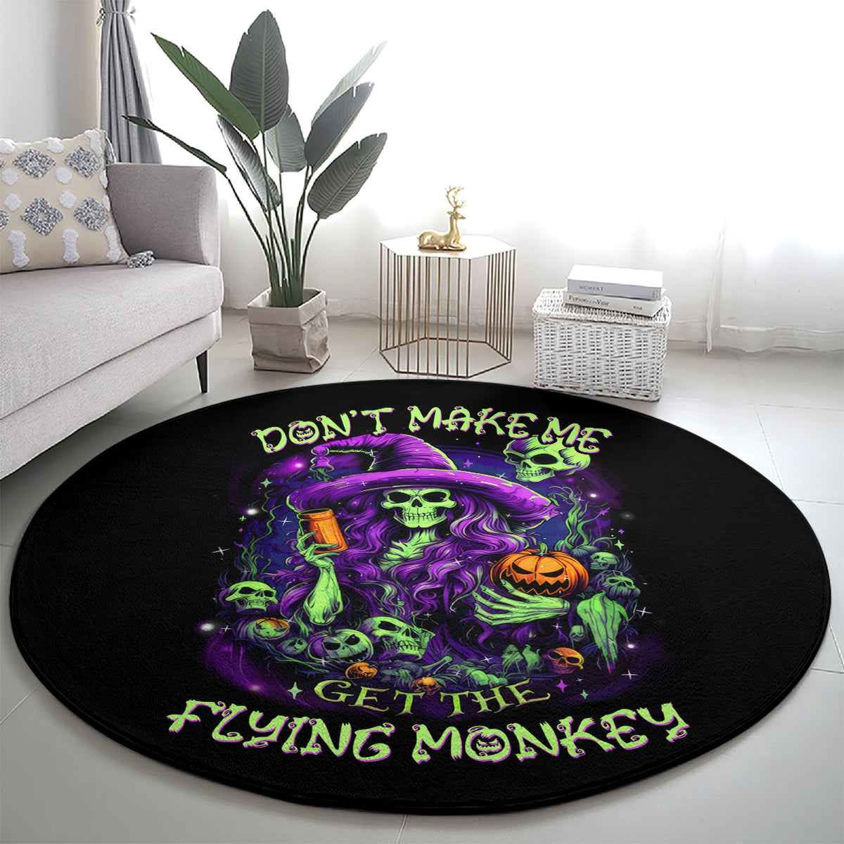 witch-skull-round-carpet-dont-make-me-get-the-flying-monkey