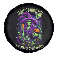 Witch Skull Spare Tire Cover Don't Make Me Get The Flying Monkey - Wonder Print Shop
