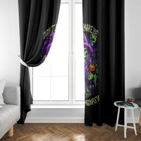 Witch Skull Window Curtain Don't Make Me Get The Flying Monkey - Wonder Print Shop