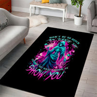 Witch Skull Area Rug Don't Be So Quick To Judge Me - Wonder Print Shop