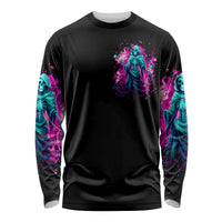 Witch Skull Long Sleeve Shirt Don't Be So Quick To Judge Me - Wonder Print Shop