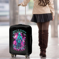 Witch Skull Luggage Cover Don't Be So Quick To Judge Me - Wonder Print Shop