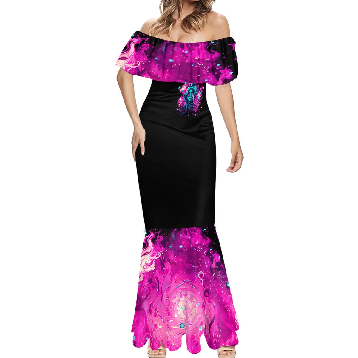 Witch Skull Mermaid Dress Don't Be So Quick To Judge Me - Wonder Print Shop