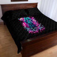 Witch Skull Quilt Bed Set Don't Be So Quick To Judge Me - Wonder Print Shop