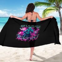 Witch Skull Sarong Don't Be So Quick To Judge Me - Wonder Print Shop