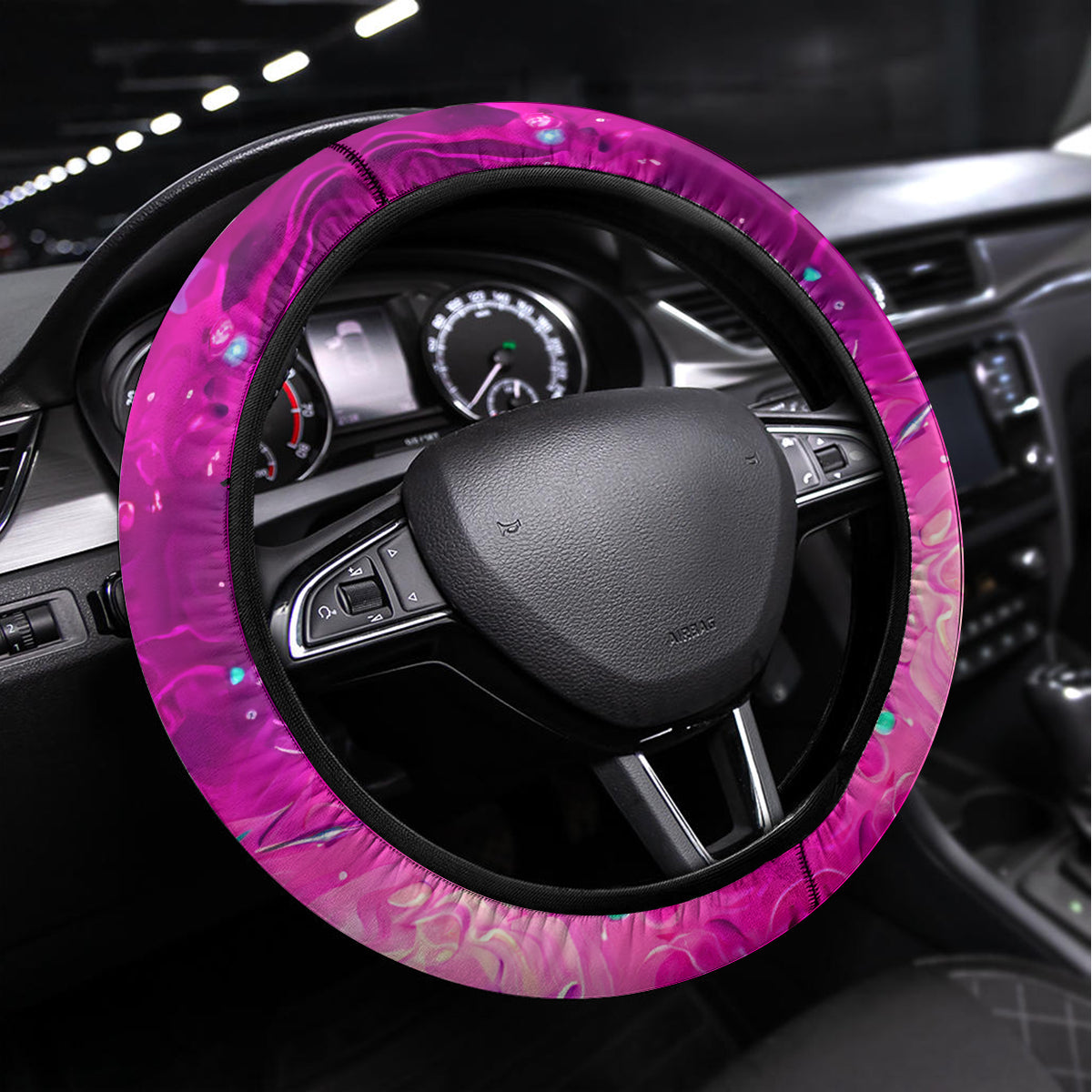 Witch Skull Steering Wheel Cover Don't Be So Quick To Judge Me - Wonder Print Shop