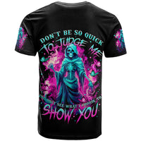 Witch Skull T Shirt Don't Be So Quick To Judge Me - Wonder Print Shop