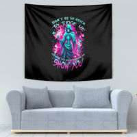 Witch Skull Tapestry Don't Be So Quick To Judge Me - Wonder Print Shop