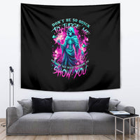 Witch Skull Tapestry Don't Be So Quick To Judge Me - Wonder Print Shop