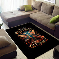 Fairy Skull Area Rug Hello Darkness My Old Friend - Wonder Print Shop