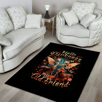 Fairy Skull Area Rug Hello Darkness My Old Friend - Wonder Print Shop