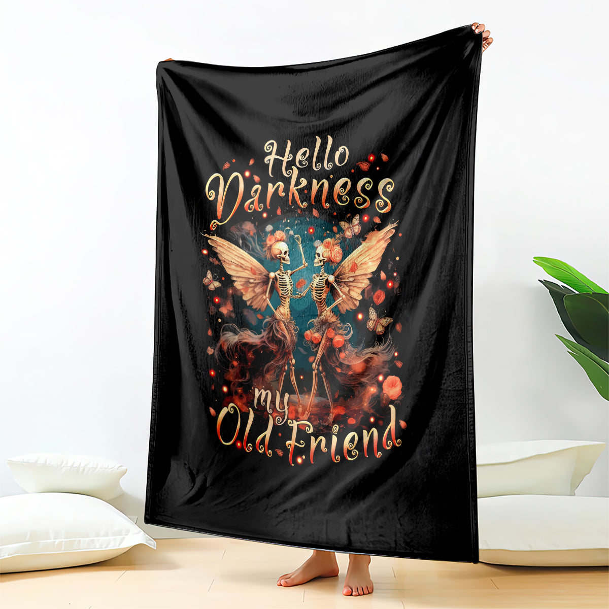 fairy-skull-blanket-hello-darkness-my-old-friend