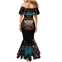 Fairy Skull Family Matching Mermaid Dress and Hawaiian Shirt Hello Darkness My Old Friend - Wonder Print Shop