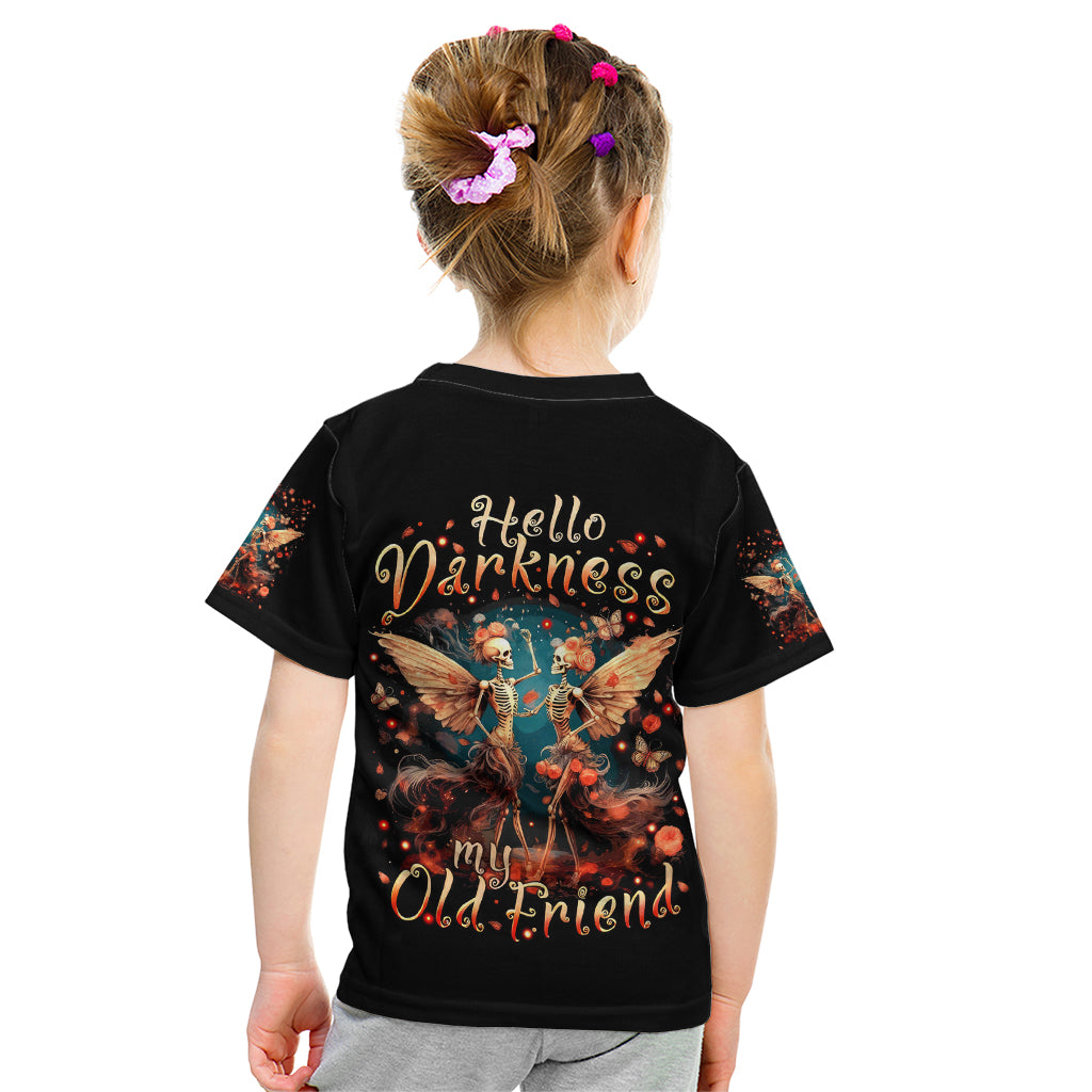 Fairy Skull Kid T Shirt Hello Darkness My Old Friend - Wonder Print Shop