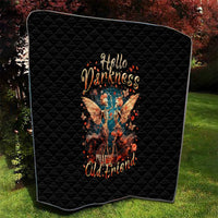 Fairy Skull Quilt Hello Darkness My Old Friend - Wonder Print Shop