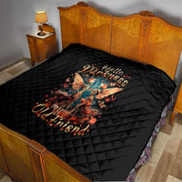 Fairy Skull Quilt Hello Darkness My Old Friend - Wonder Print Shop