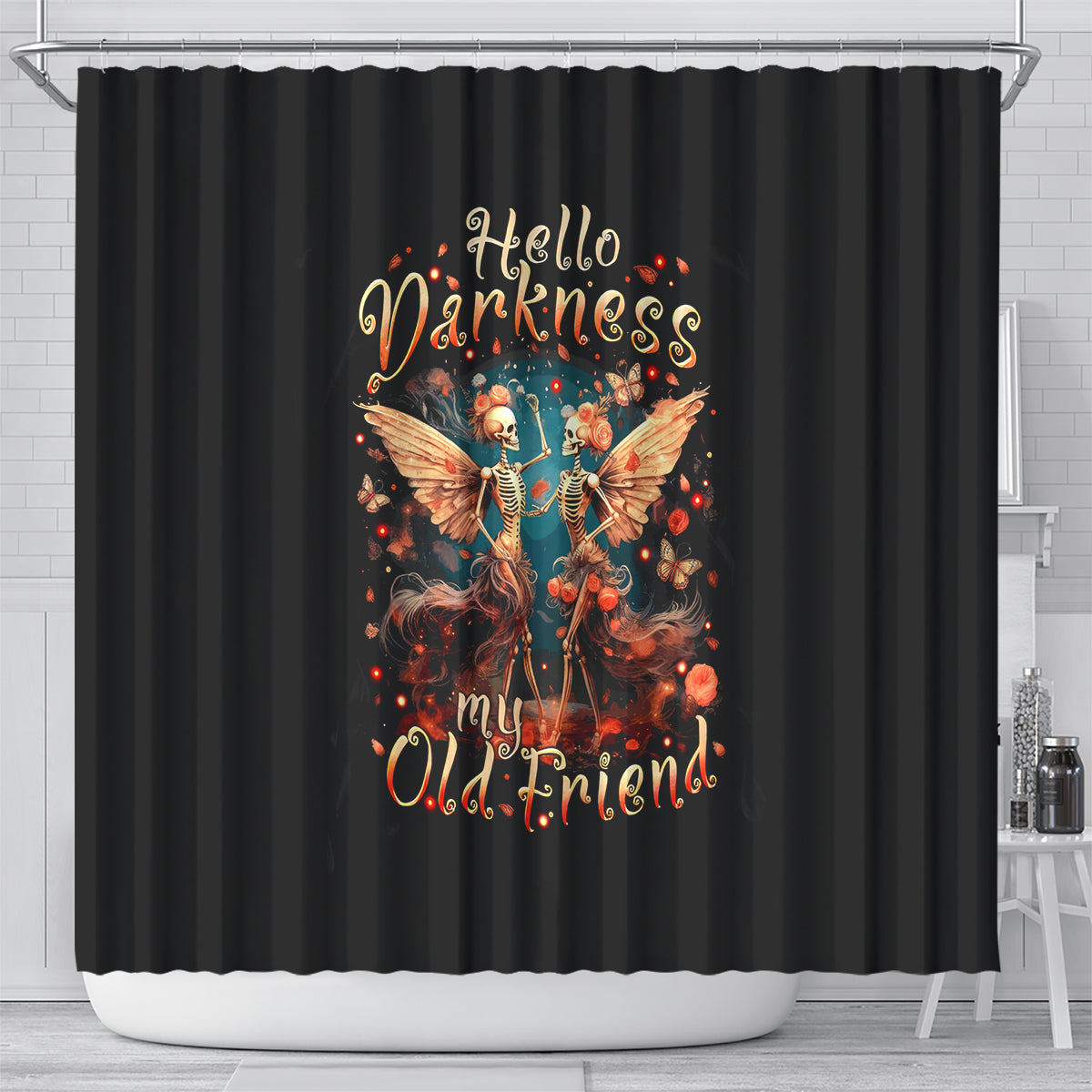 fairy-skull-shower-curtain-hello-darkness-my-old-friend