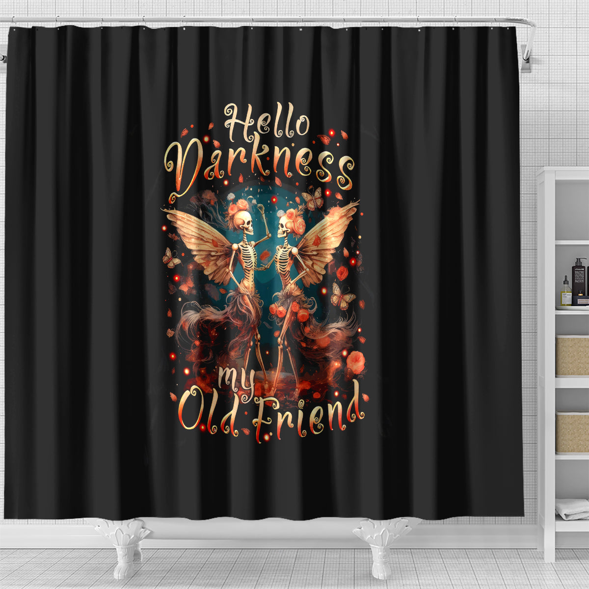 fairy-skull-shower-curtain-hello-darkness-my-old-friend