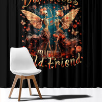 Fairy Skull Window Curtain Hello Darkness My Old Friend - Wonder Print Shop