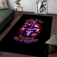 Witch Skull Area Rug Don't Try To Figure Me Out - Wonder Print Shop
