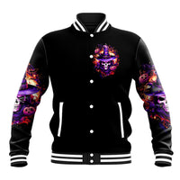 Witch Skull Baseball Jacket Don't Try To Figure Me Out - Wonder Print Shop