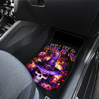 Witch Skull Car Mats Don't Try To Figure Me Out - Wonder Print Shop