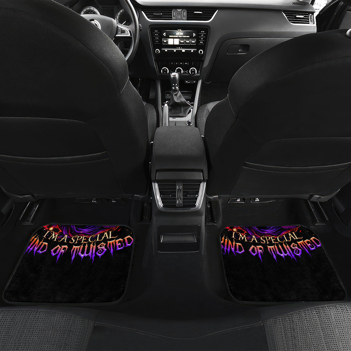 Witch Skull Car Mats Don't Try To Figure Me Out - Wonder Print Shop