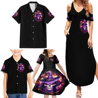 Witch Skull Family Matching Summer Maxi Dress and Hawaiian Shirt Don't Try To Figure Me Out - Wonder Print Shop