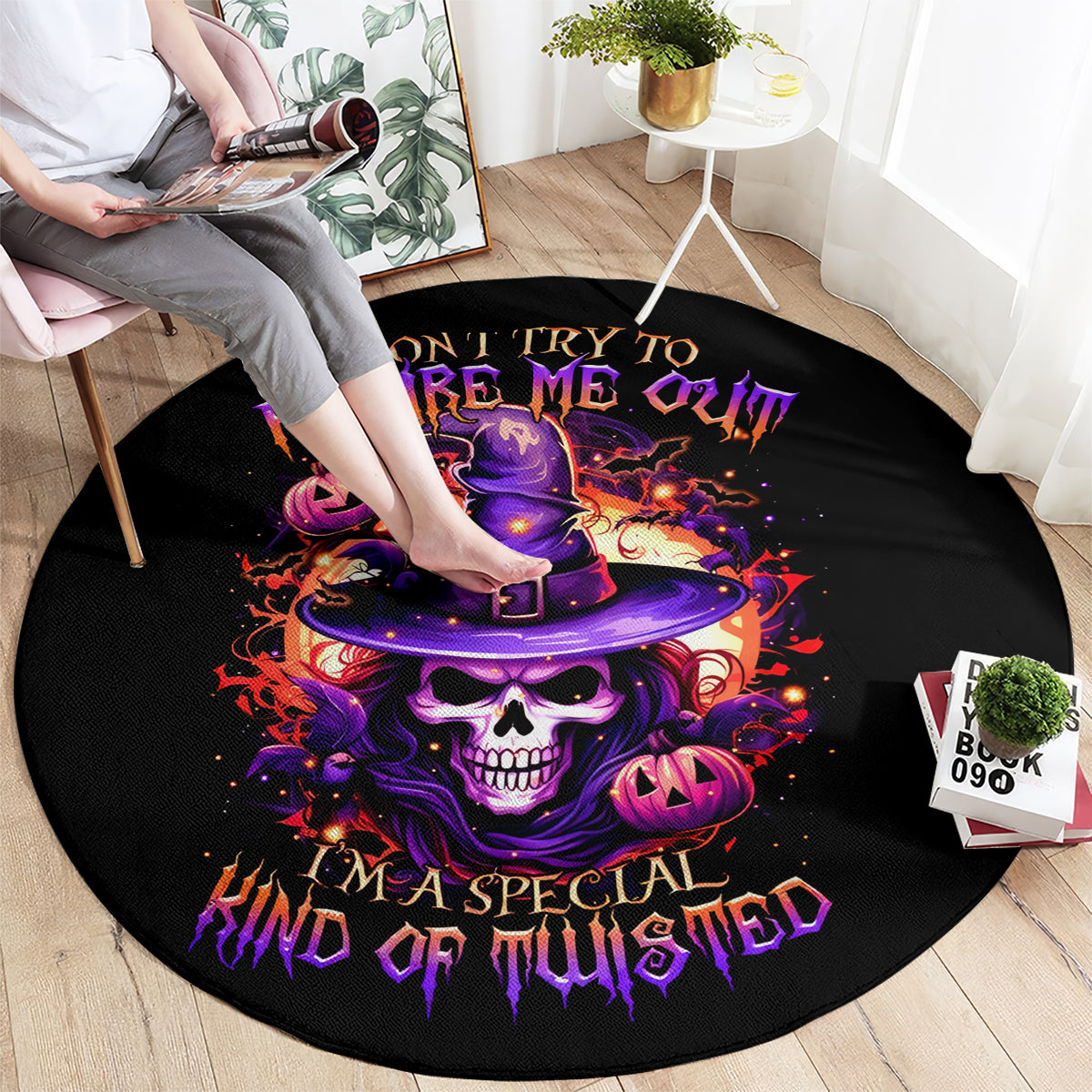 witch-skull-round-carpet-dont-try-to-figure-me-out