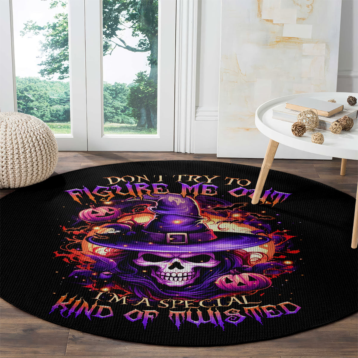 witch-skull-round-carpet-dont-try-to-figure-me-out