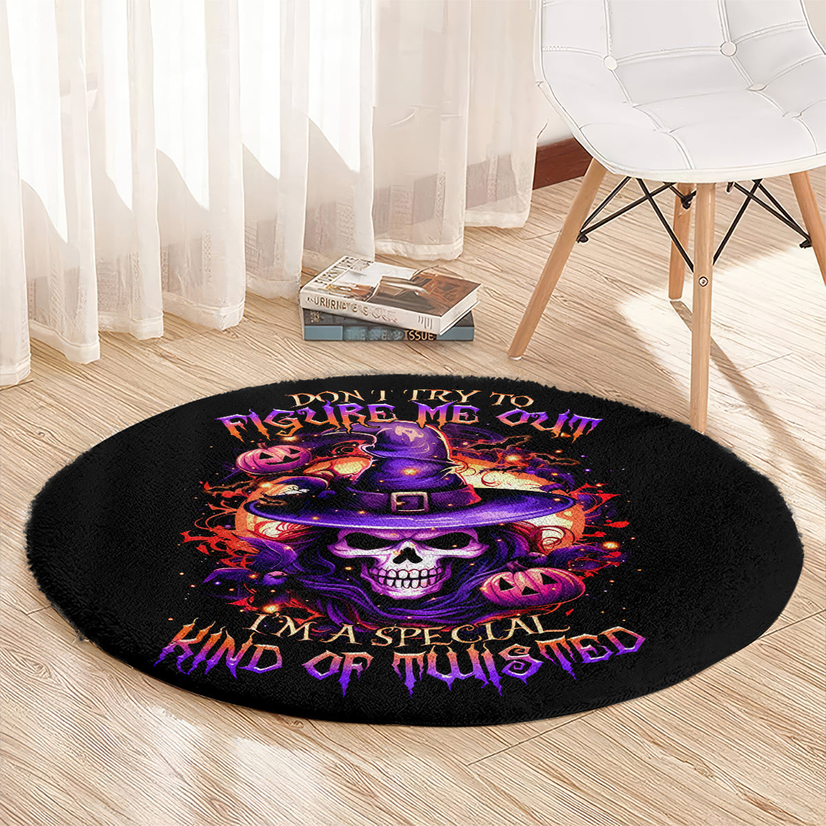 witch-skull-round-carpet-dont-try-to-figure-me-out
