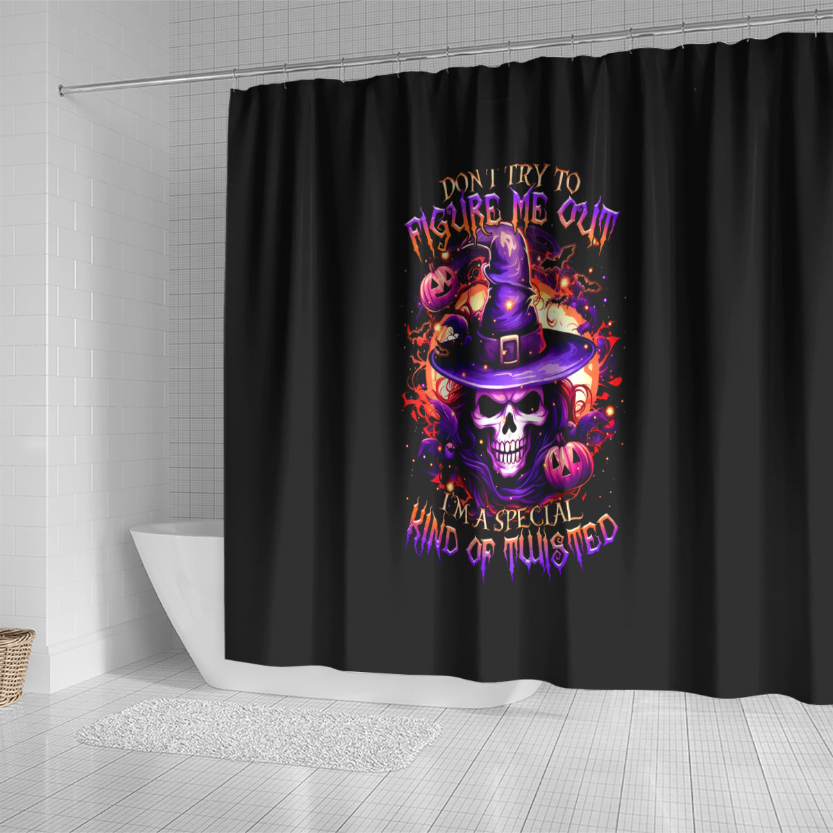 witch-skull-shower-curtain-dont-try-to-figure-me-out