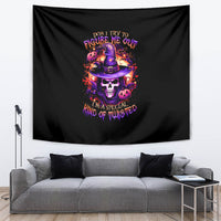 Witch Skull Tapestry Don't Try To Figure Me Out - Wonder Print Shop