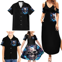 Wings Skull Family Matching Summer Maxi Dress and Hawaiian Shirt Heaven Don't Want Me Hell Afraid I Take Over - Wonder Print Shop