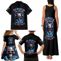 Wings Skull Family Matching Tank Maxi Dress and Hawaiian Shirt Heaven Don't Want Me Hell Afraid I Take Over - Wonder Print Shop
