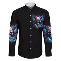 Wings Skull Family Matching Tank Maxi Dress and Hawaiian Shirt Heaven Don't Want Me Hell Afraid I Take Over - Wonder Print Shop