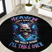 wings-skull-round-carpet-heaven-dont-want-me-hell-afraid-i-take-over