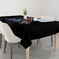 Wings Skull Tablecloth Heaven Don't Want Me Hell Afraid I Take Over - Wonder Print Shop
