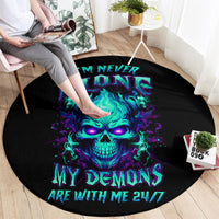 flame-skull-round-carpet-im-never-alone-my-demons-with-me-247