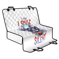 Bat Skull Back Car Seat Cover I Talk I Smile But Be Carefull When I Silent - Wonder Print Shop