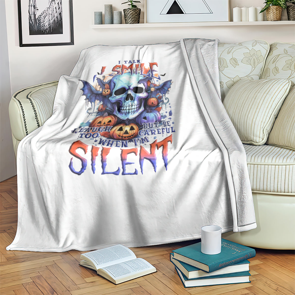 bat-skull-blanket-i-talk-i-smile-but-be-carefull-when-i-silent