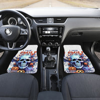 Bat Skull Car Mats I Talk I Smile But Be Carefull When I Silent - Wonder Print Shop