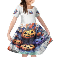 Bat Skull Family Matching Long Sleeve Bodycon Dress and Hawaiian Shirt I Talk I Smile But Be Carefull When I Silent - Wonder Print Shop