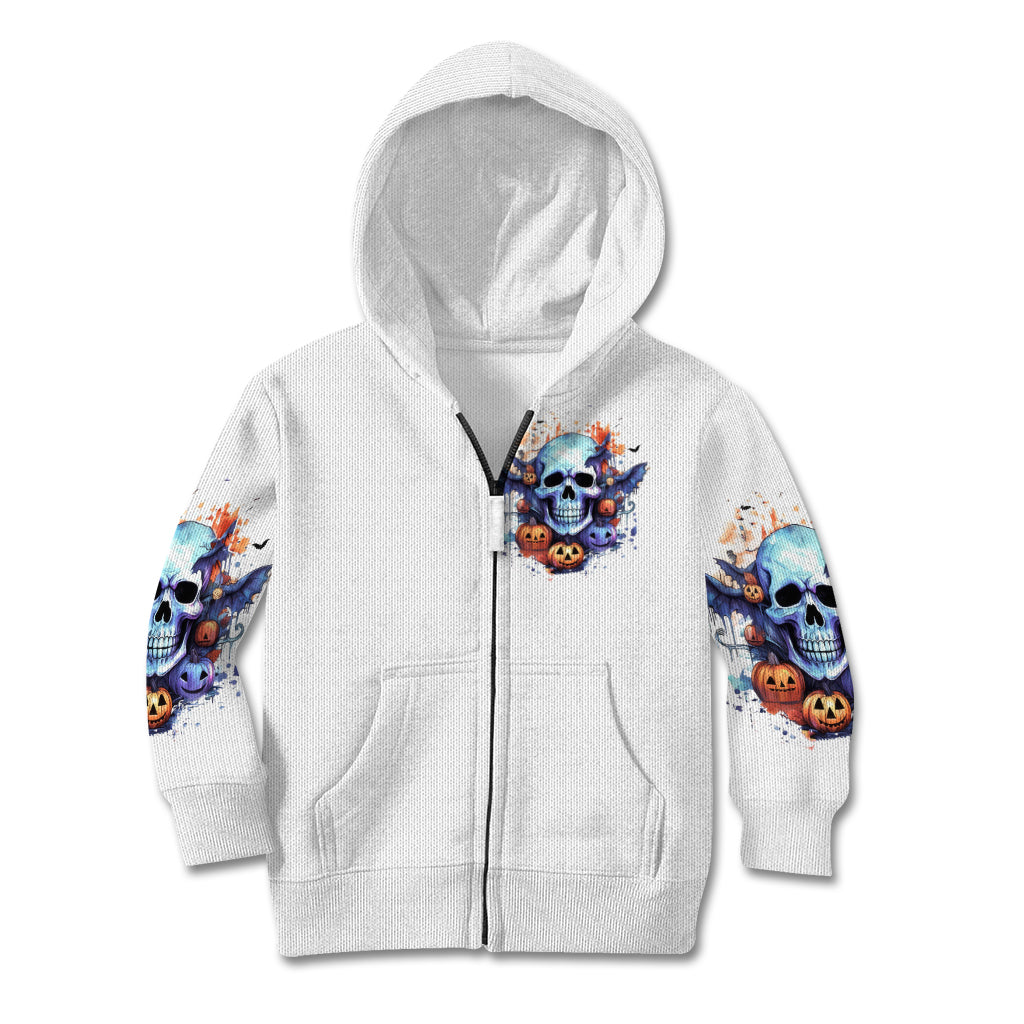 Bat Skull Kid Hoodie I Talk I Smile But Be Carefull When I Silent - Wonder Print Shop