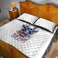 Bat Skull Quilt Bed Set I Talk I Smile But Be Carefull When I Silent - Wonder Print Shop