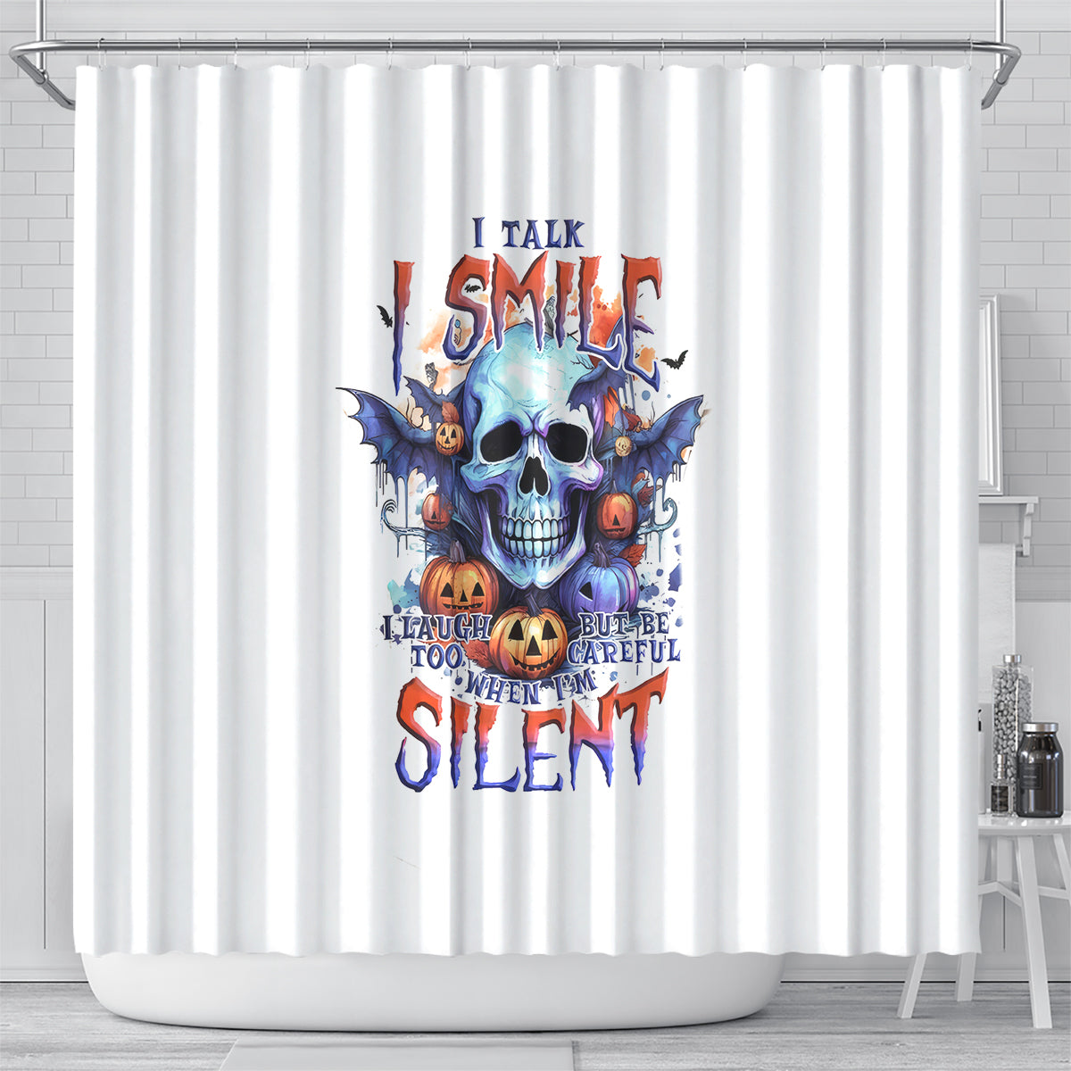 bat-skull-shower-curtain-i-talk-i-smile-but-be-carefull-when-i-silent