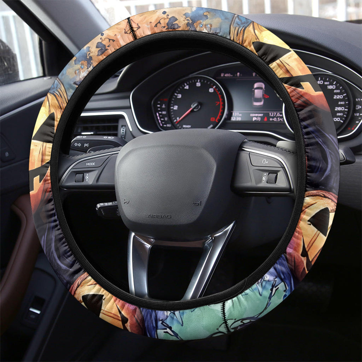 Bat Skull Steering Wheel Cover I Talk I Smile But Be Carefull When I Silent - Wonder Print Shop