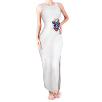 Bat Skull Tank Maxi Dress I Talk I Smile But Be Carefull When I Silent - Wonder Print Shop